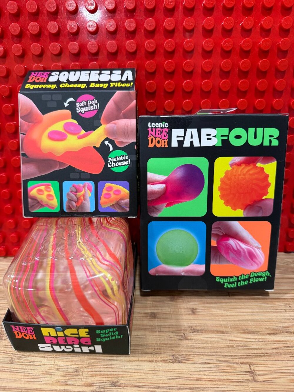 NEW! 🍕 NEEDOH orange 3 pack! 🧊 NICE BERG, Teenie Fab Four and orange Squeezza! - Picture 2 of 4